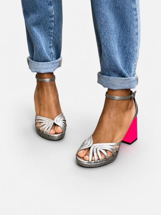 Noelyrah | Refined Heels Silver