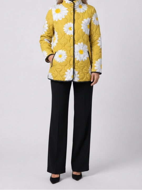 Sable | Charming Daisy Pattern Jacket