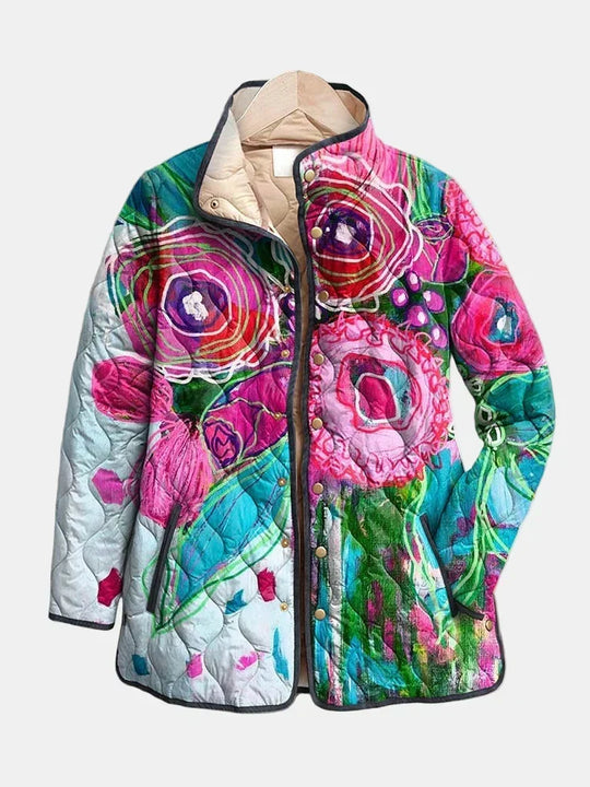 Holly™ | Elegant Floral Patterned Jacket