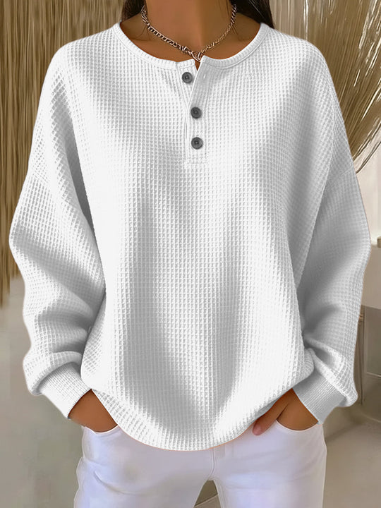 Anne | Relaxed Collar Sweatshirt