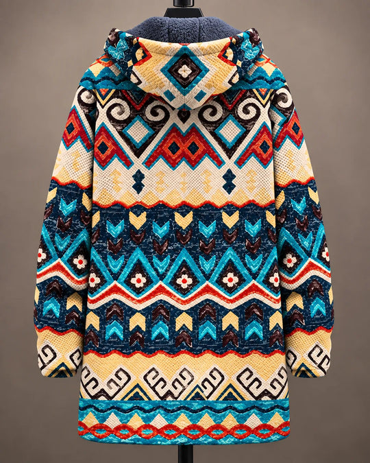Eliana Heritage Mosaic Hooded Jacket