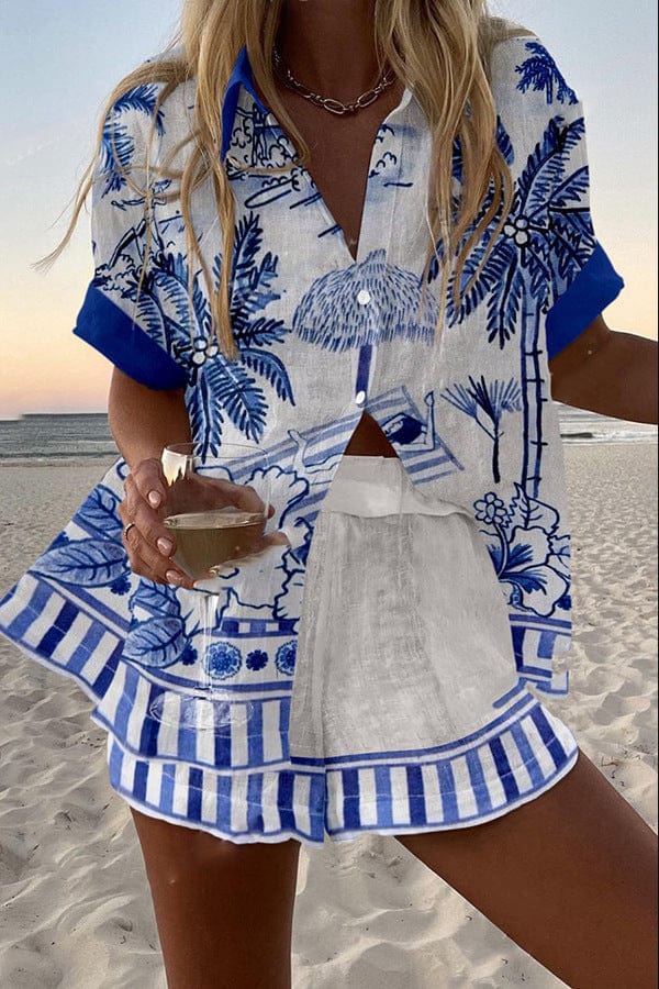 Linen Lounge Coord Set