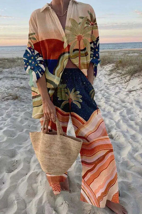 Linen Elegance Two-Piece