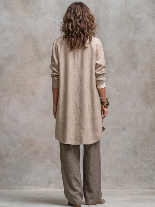 ELIANA | THREE-PIECE WIDE-LEG SUIT SET