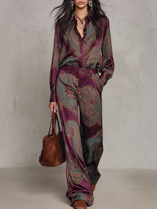 Cecilia | Print Trouser Set