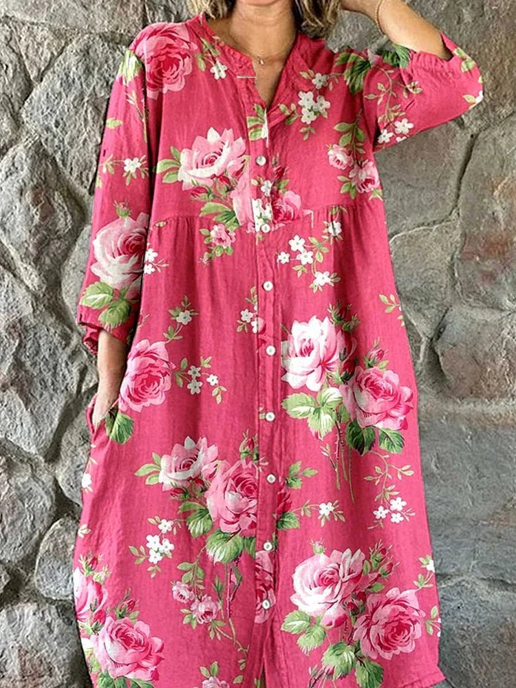 Rosalie | Art Floral Dress