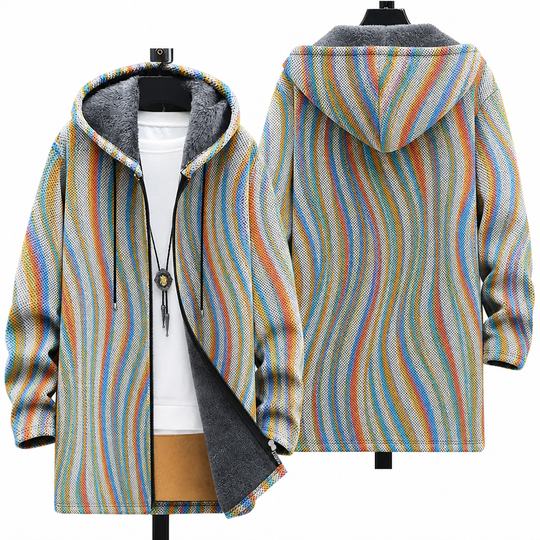 Linda | Art-Inspired Hooded Cardigan