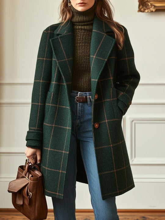Sofia™ | Classic Plaid Coat