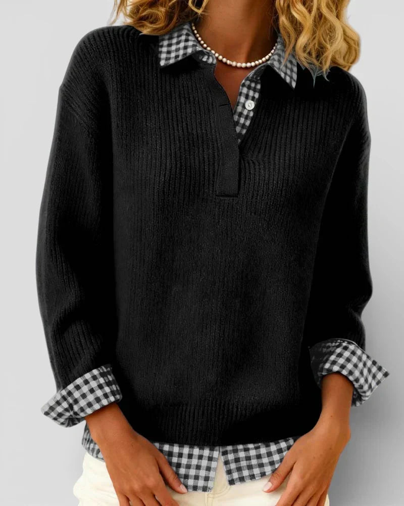 Beatrice | Layered Sweater Top