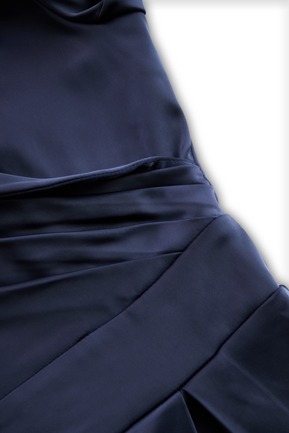 Elara | Satin Midi Dress