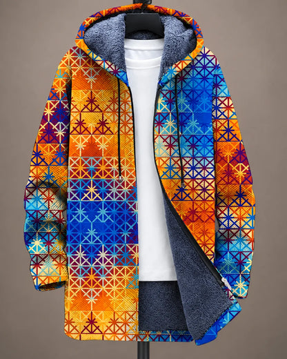 Celeste Midnight Botanical Hooded Jacket