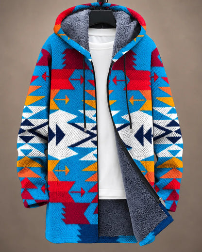 Eliana Artful Print Hooded Jacket