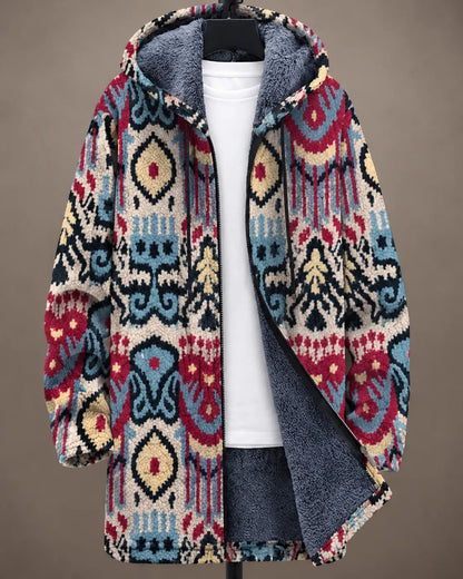 Eliana Artful Print Hooded Jacket