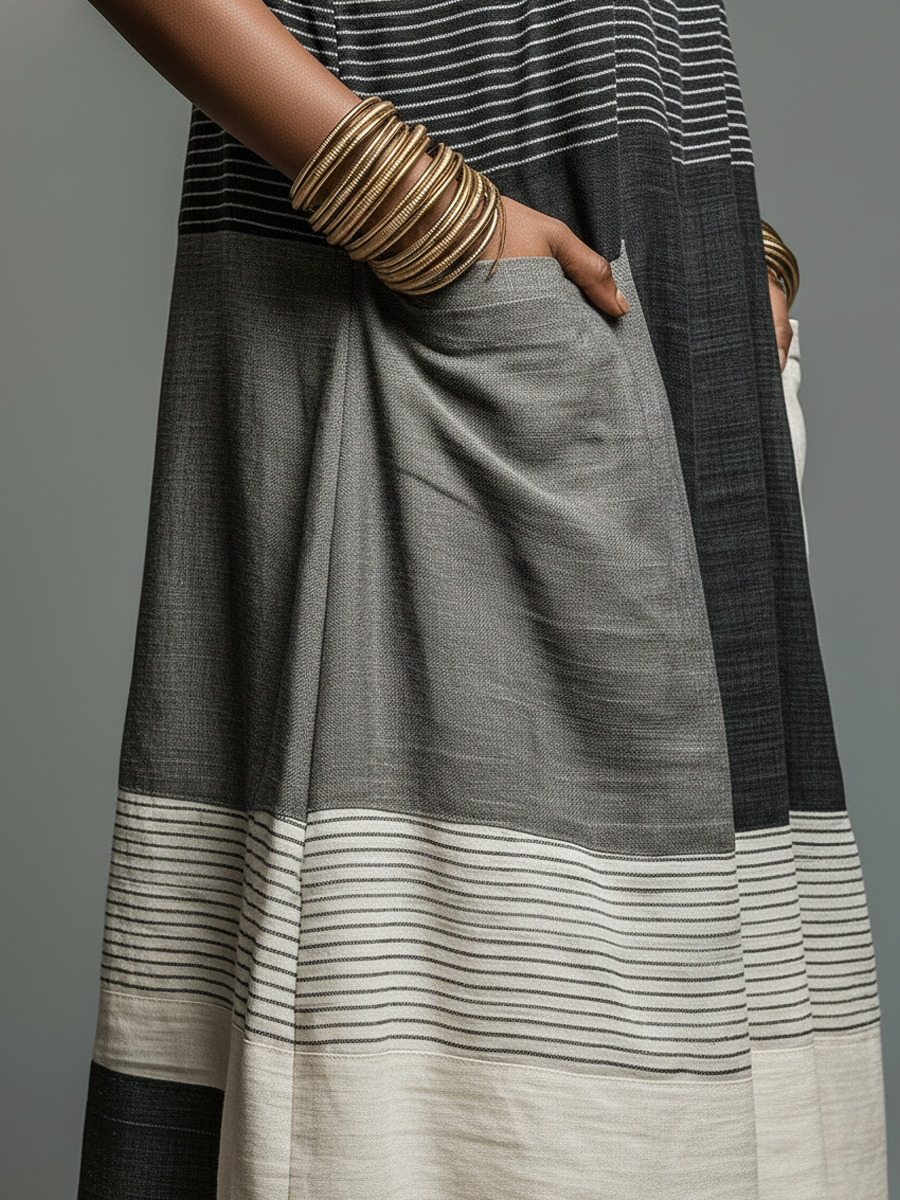 Sabrina | Linen Maxi Dress