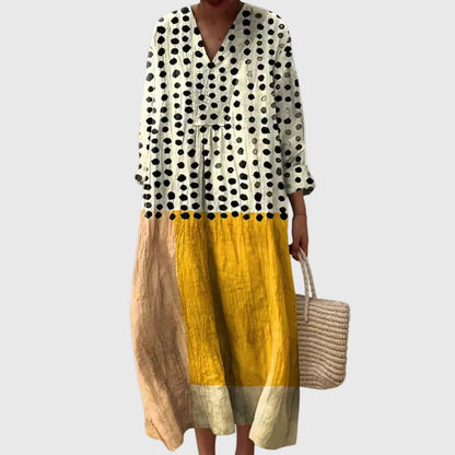 Stephanie | Geometric Midi Dress