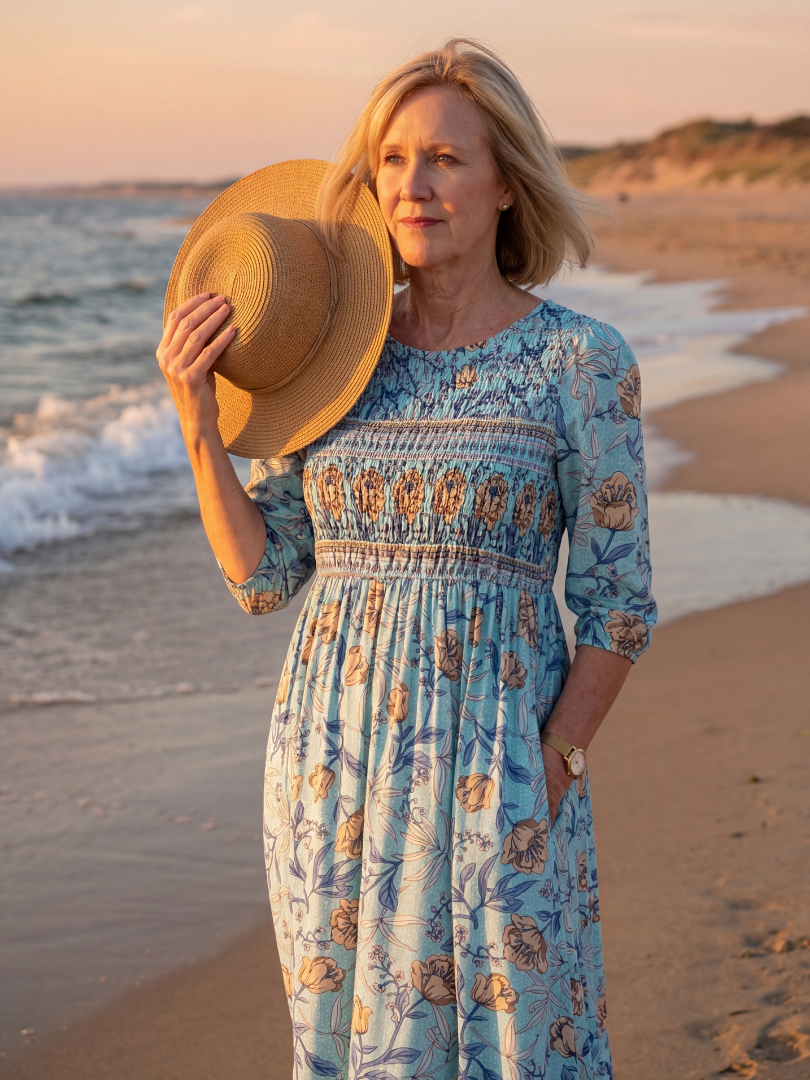 Elowen | Midi Floral Dress