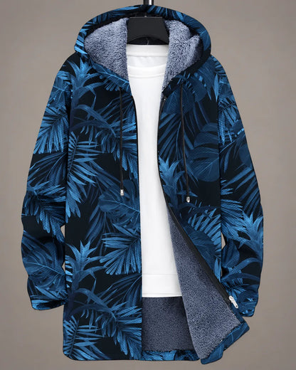 Talia Vibrant Geometric Hooded Jacket