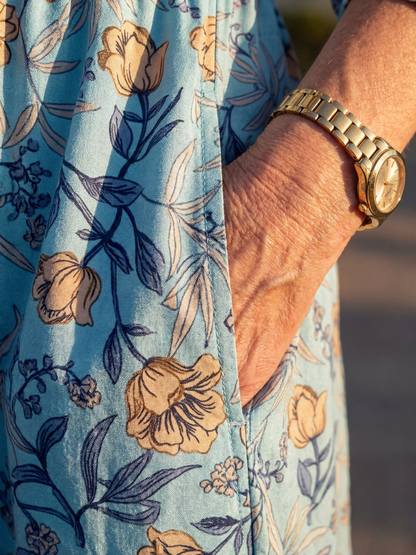 Elowen | Midi Floral Dress