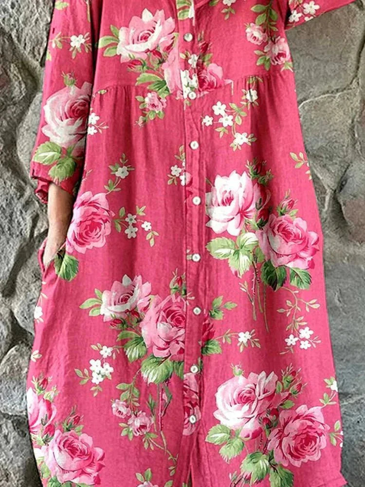 Rosalie | Art Floral Dress