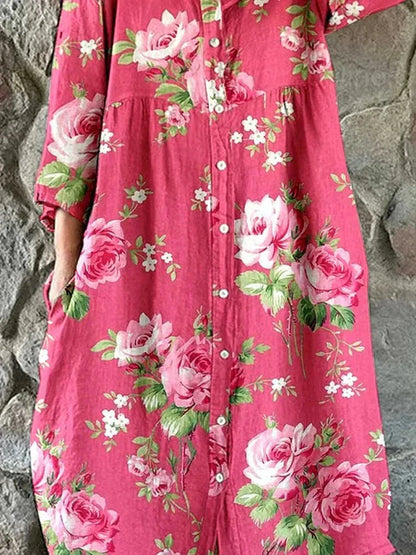 Rosalie | Art Floral Dress