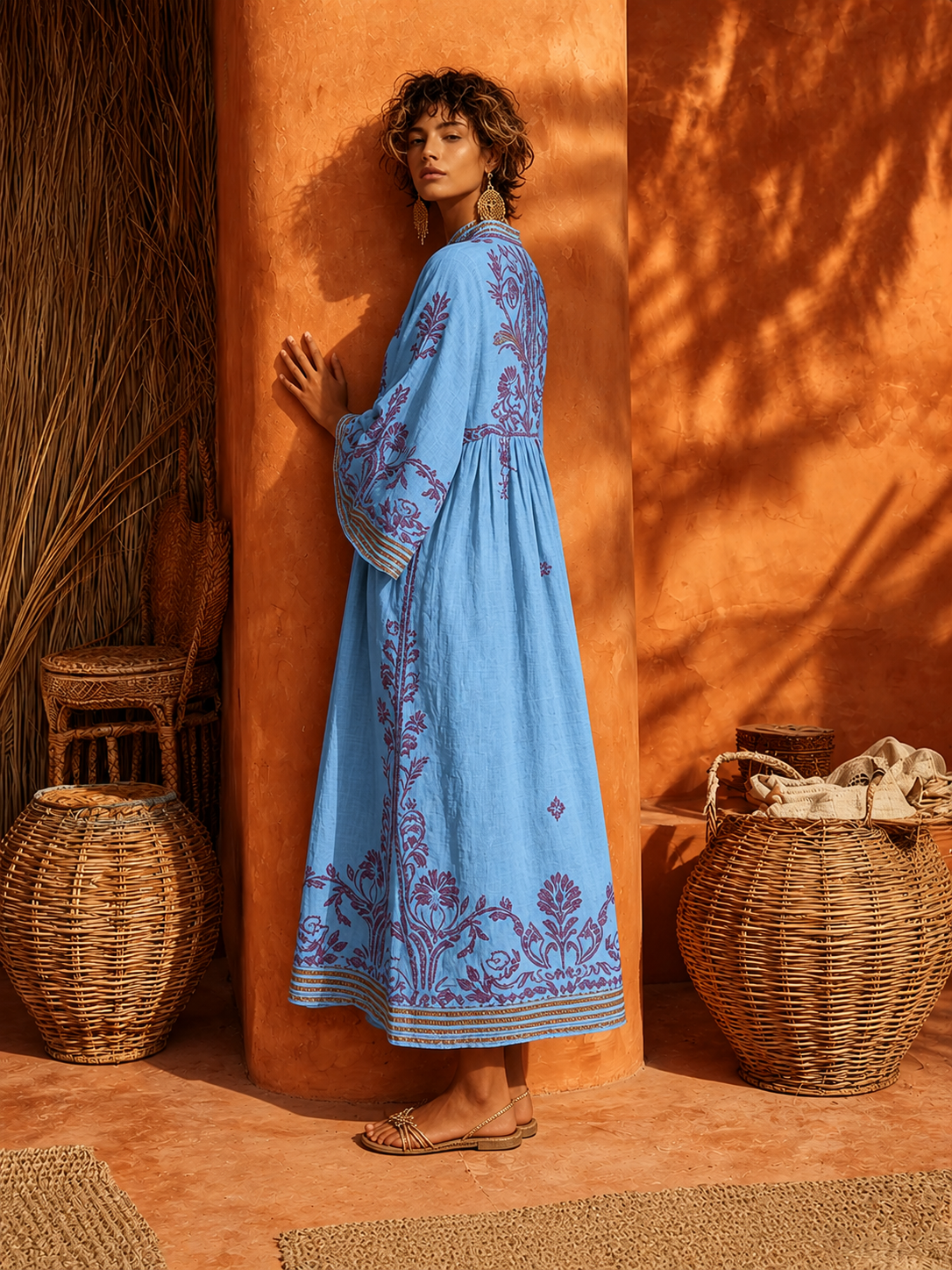Aurelia | Embroidered Boho Dress