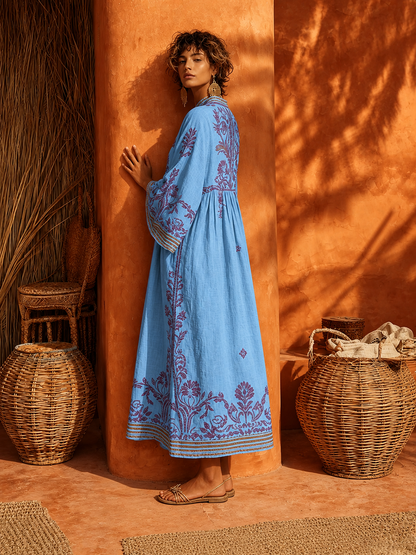 Aurelia | Embroidered Boho Dress