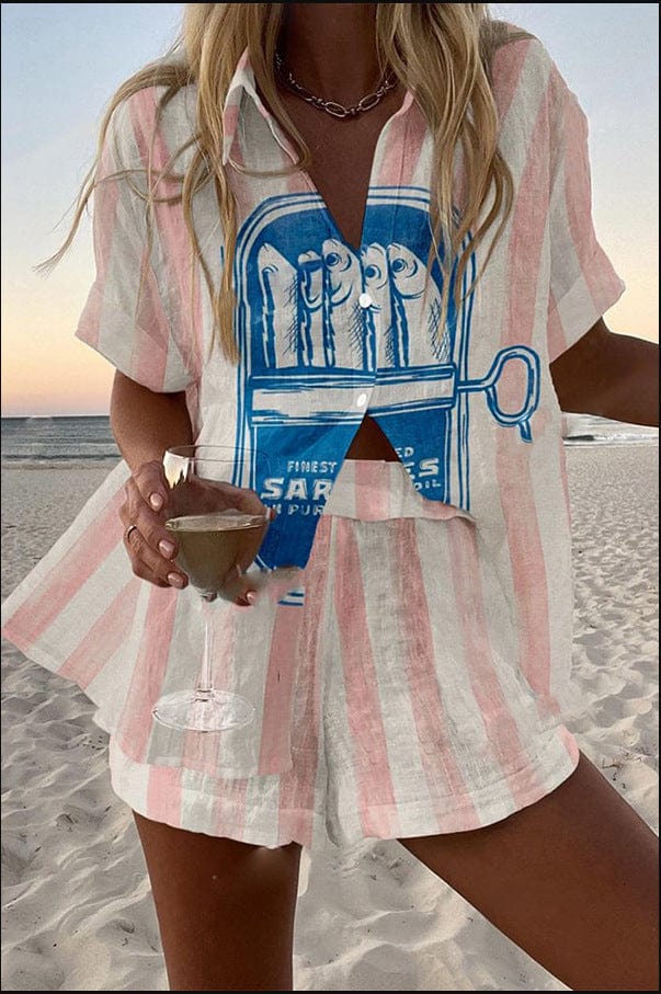 Linen Elegance Two-Piece
