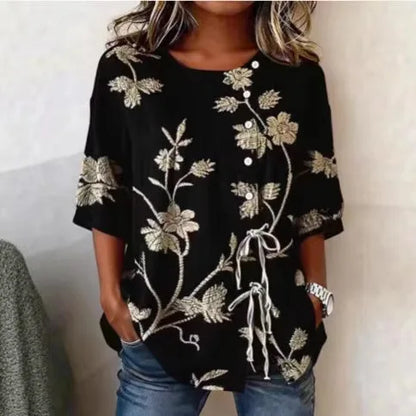 Eliana | Floral Embroidered Blouse