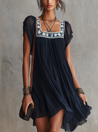 Amara | Floral Chiffon Dress