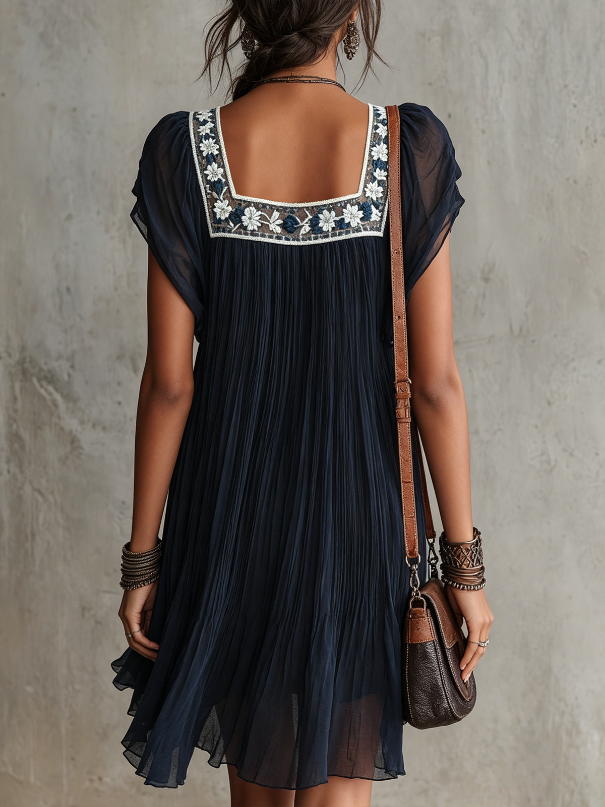 Amara | Floral Chiffon Dress