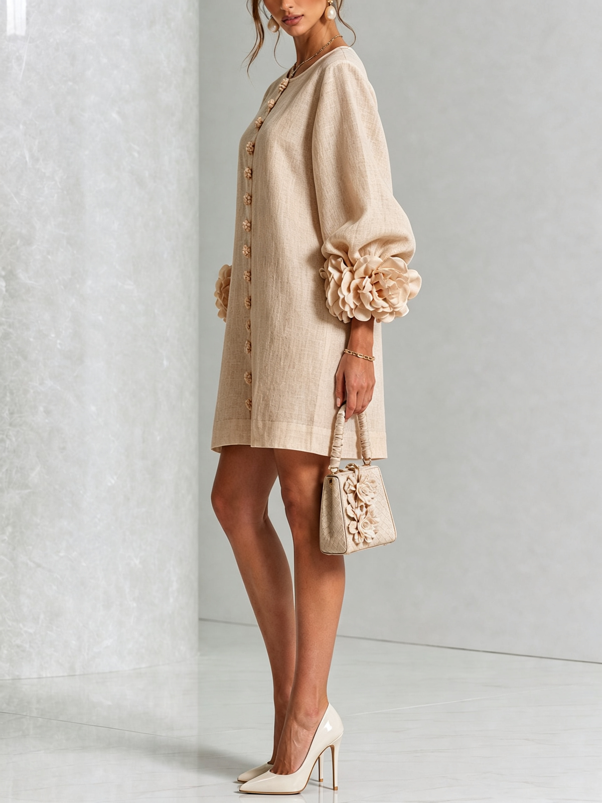 Aveline | Button-Down Mini Dress