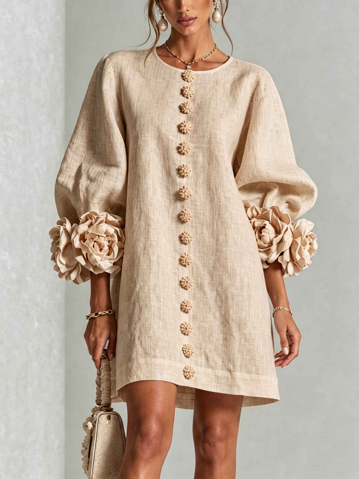 Aveline | Button-Down Mini Dress