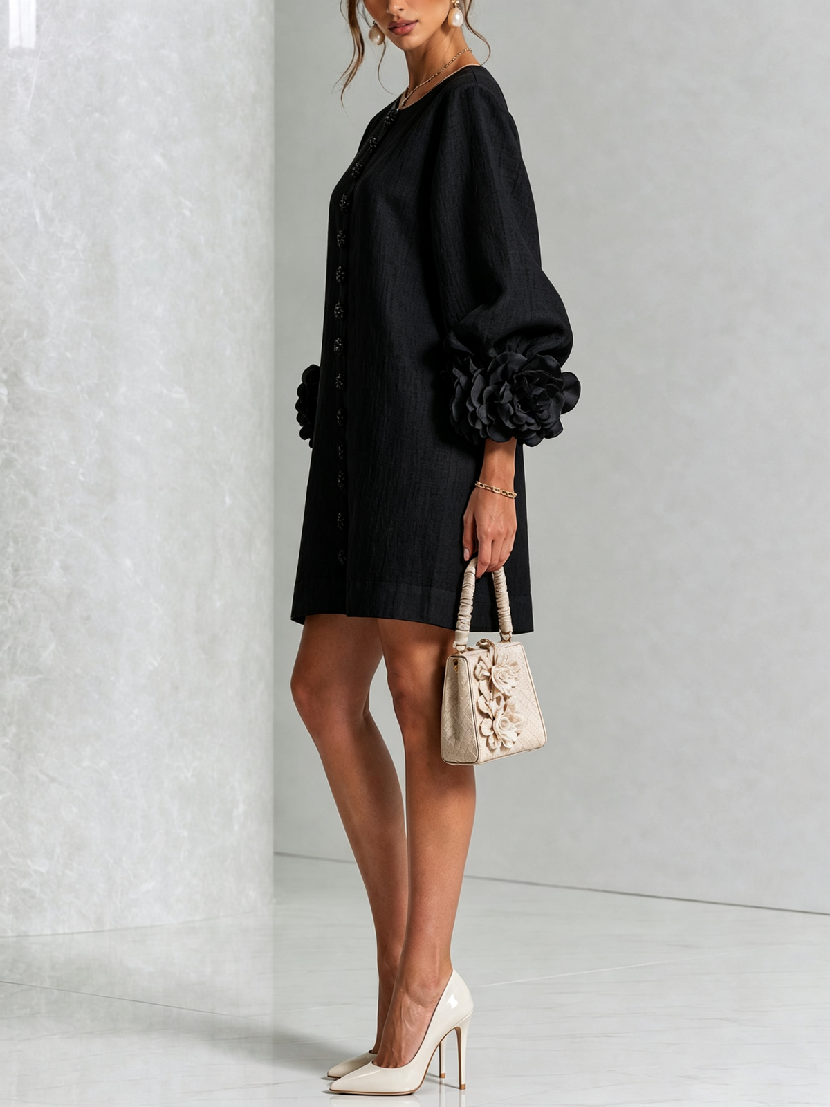 Aveline | Button-Down Mini Dress
