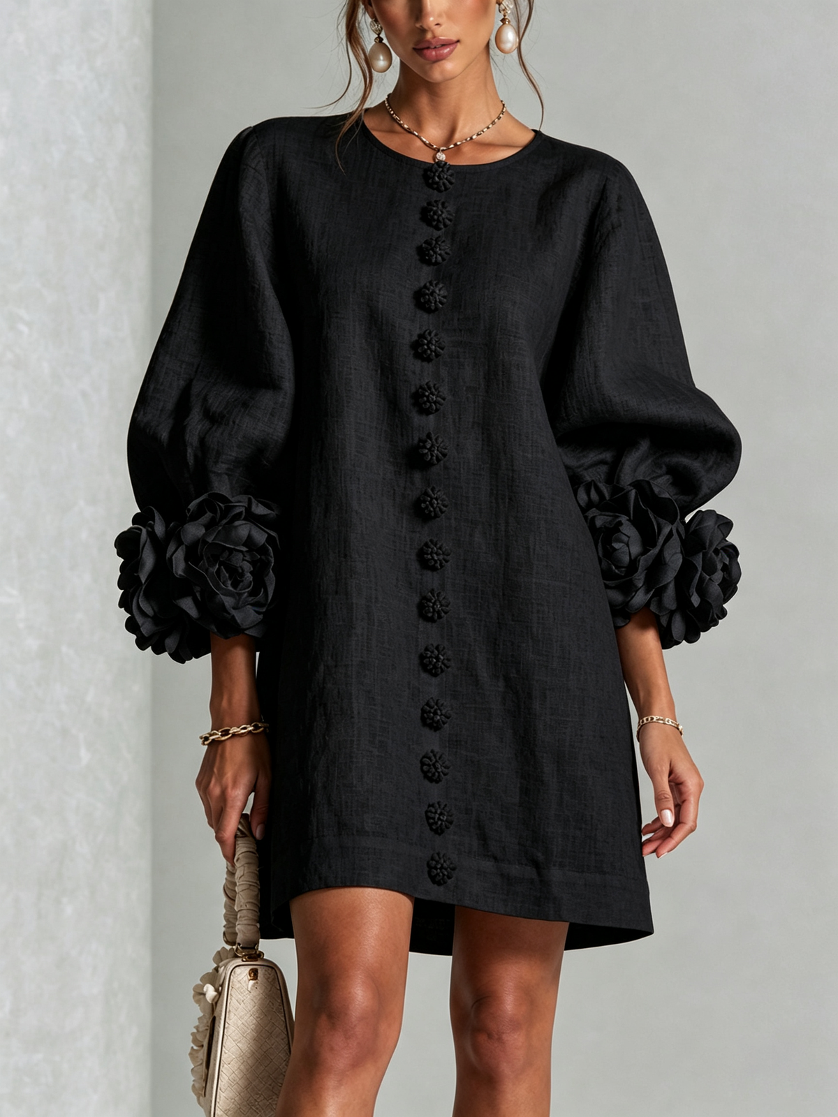 Aveline | Button-Down Mini Dress