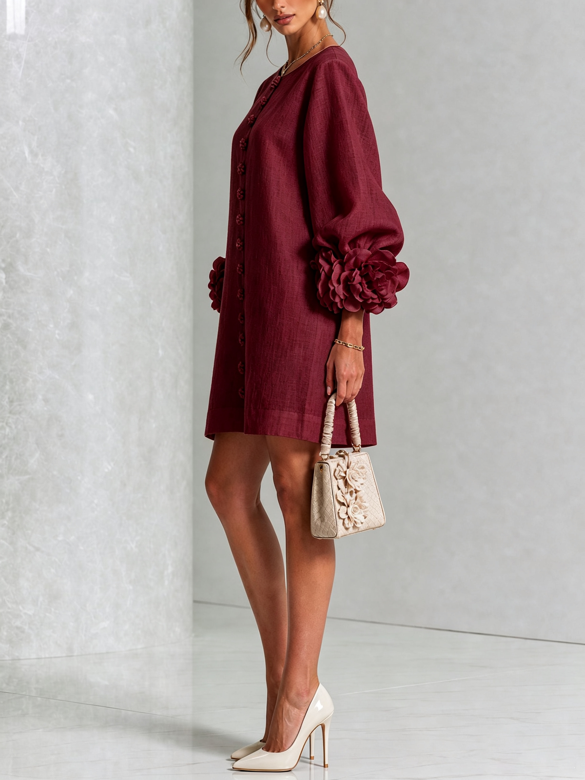 Aveline | Button-Down Mini Dress