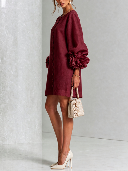 Aveline | Button-Down Mini Dress