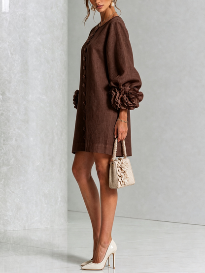 Aveline | Button-Down Mini Dress
