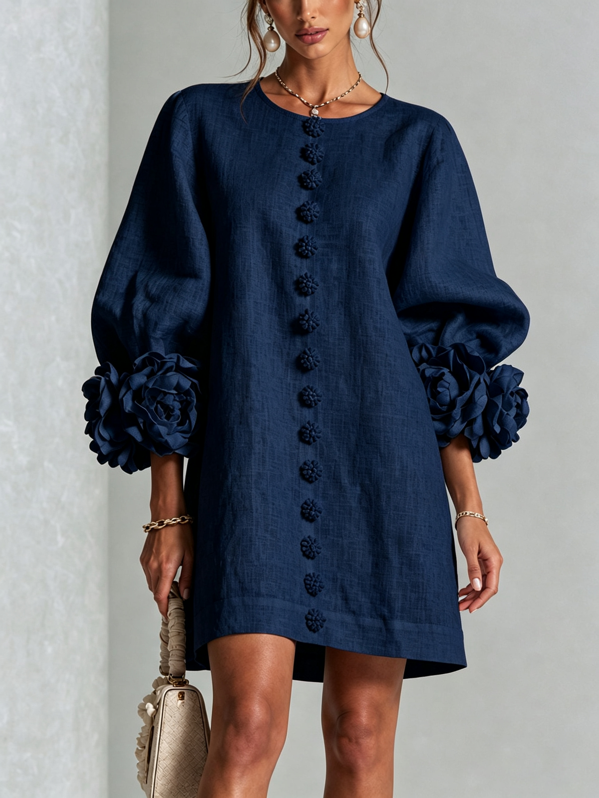 Aveline | Button-Down Mini Dress