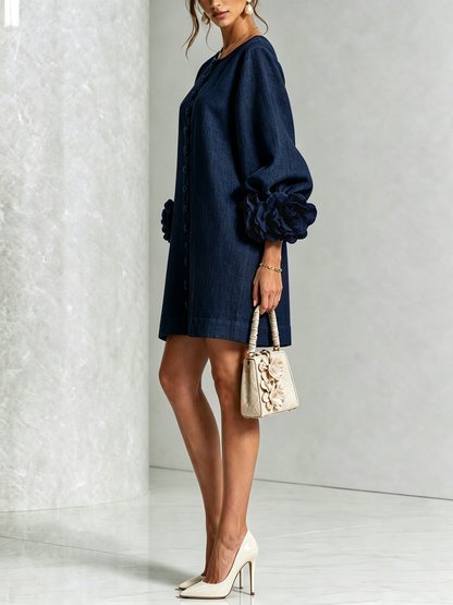 Aveline | Button-Down Mini Dress