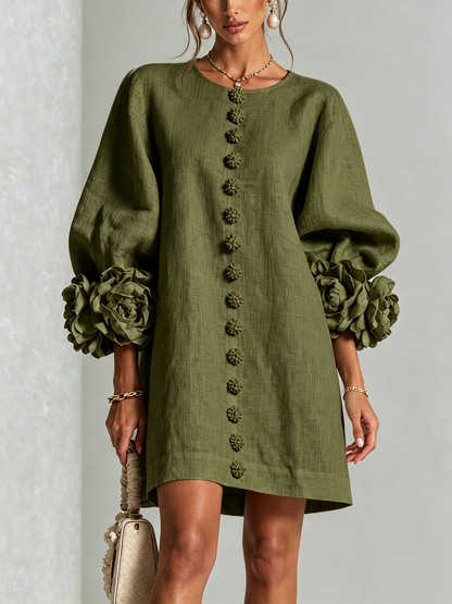 Aveline | Button-Down Mini Dress