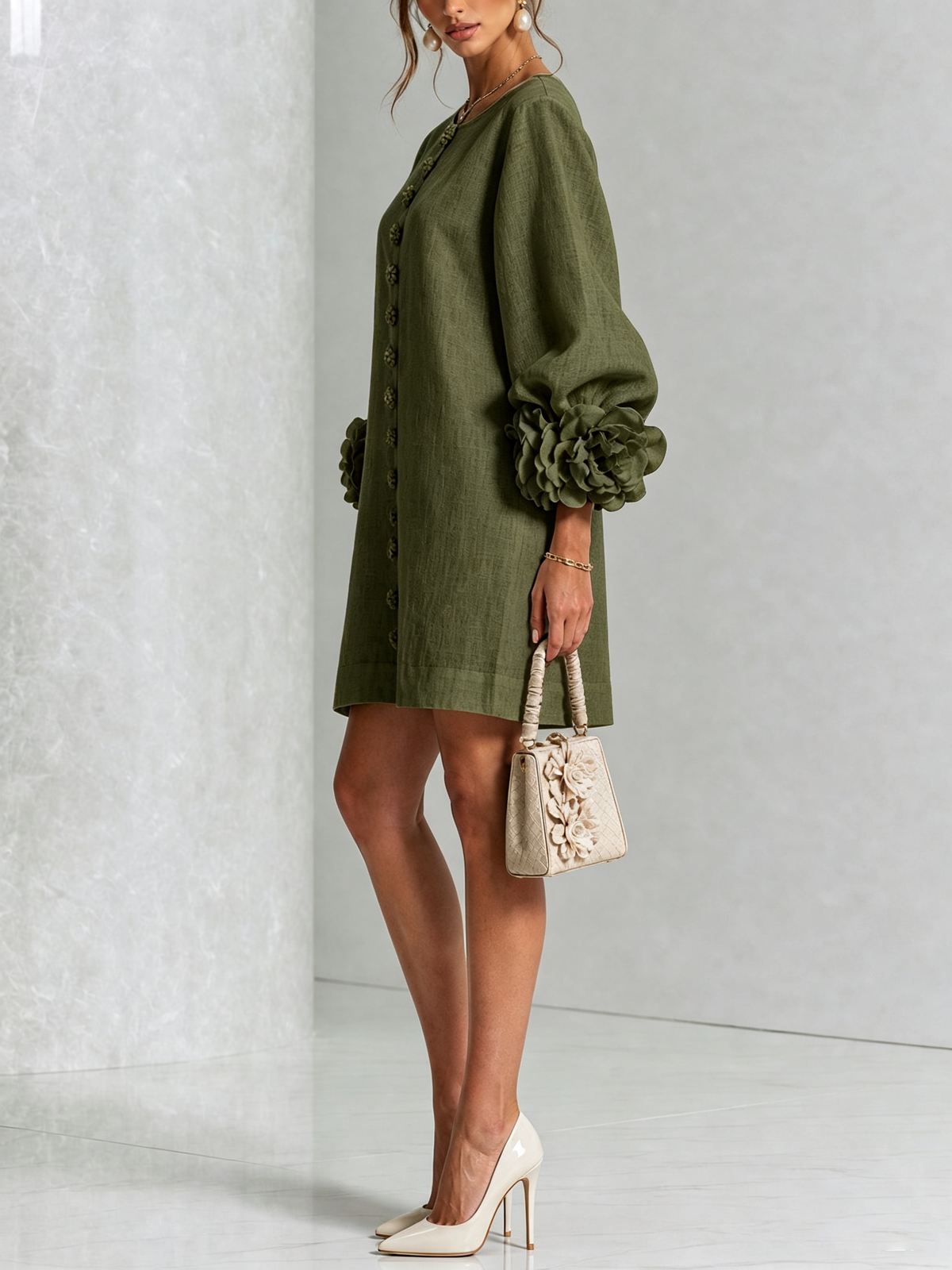 Aveline | Button-Down Mini Dress