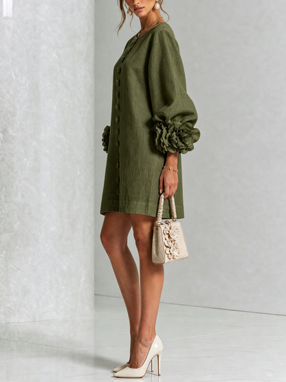 Aveline | Button-Down Mini Dress