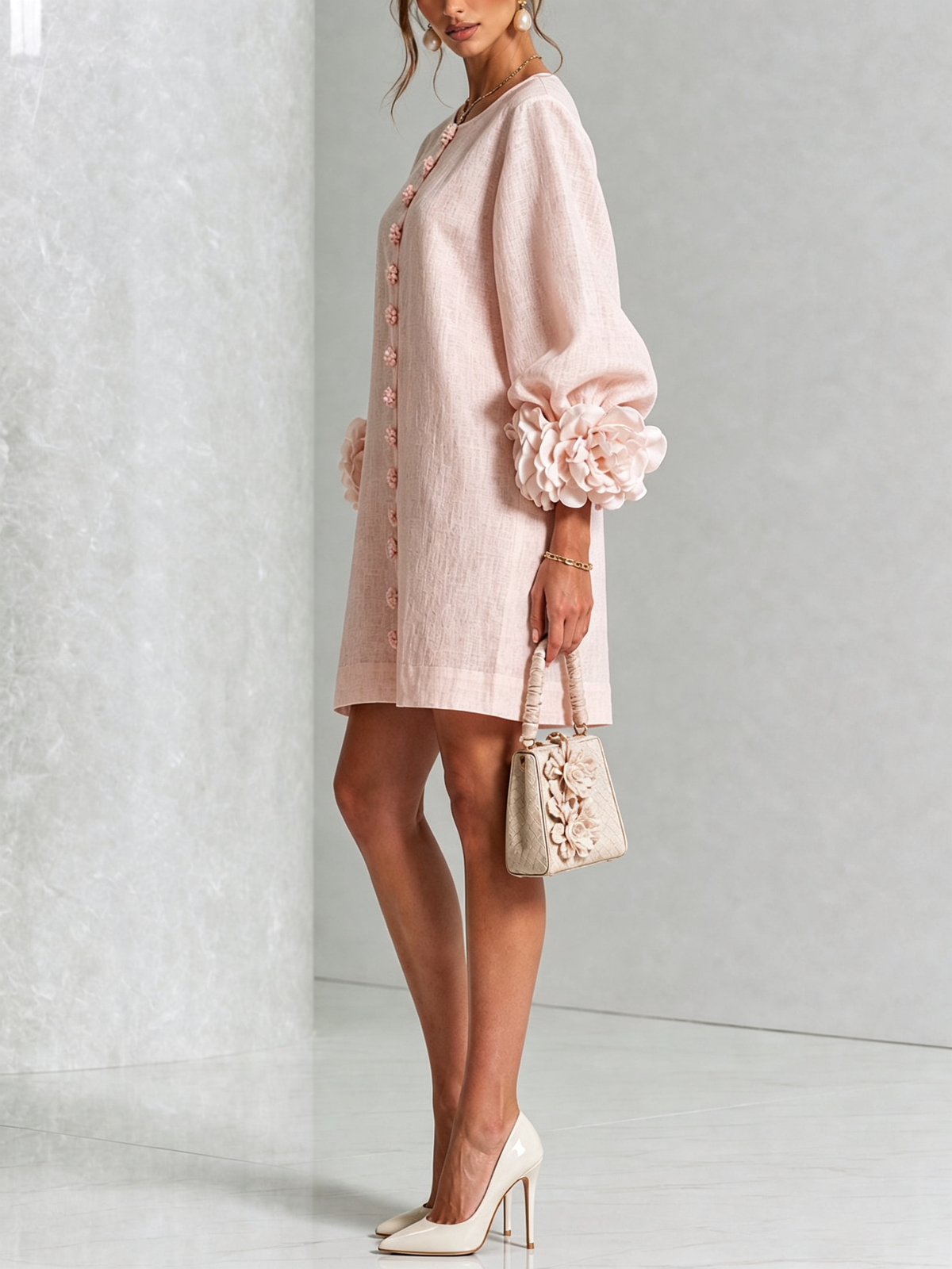 Aveline | Button-Down Mini Dress
