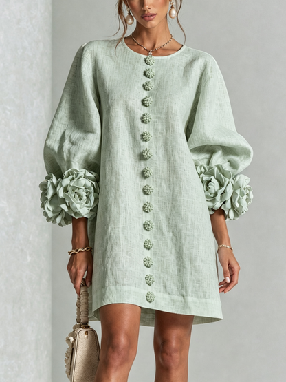 Aveline | Button-Down Mini Dress