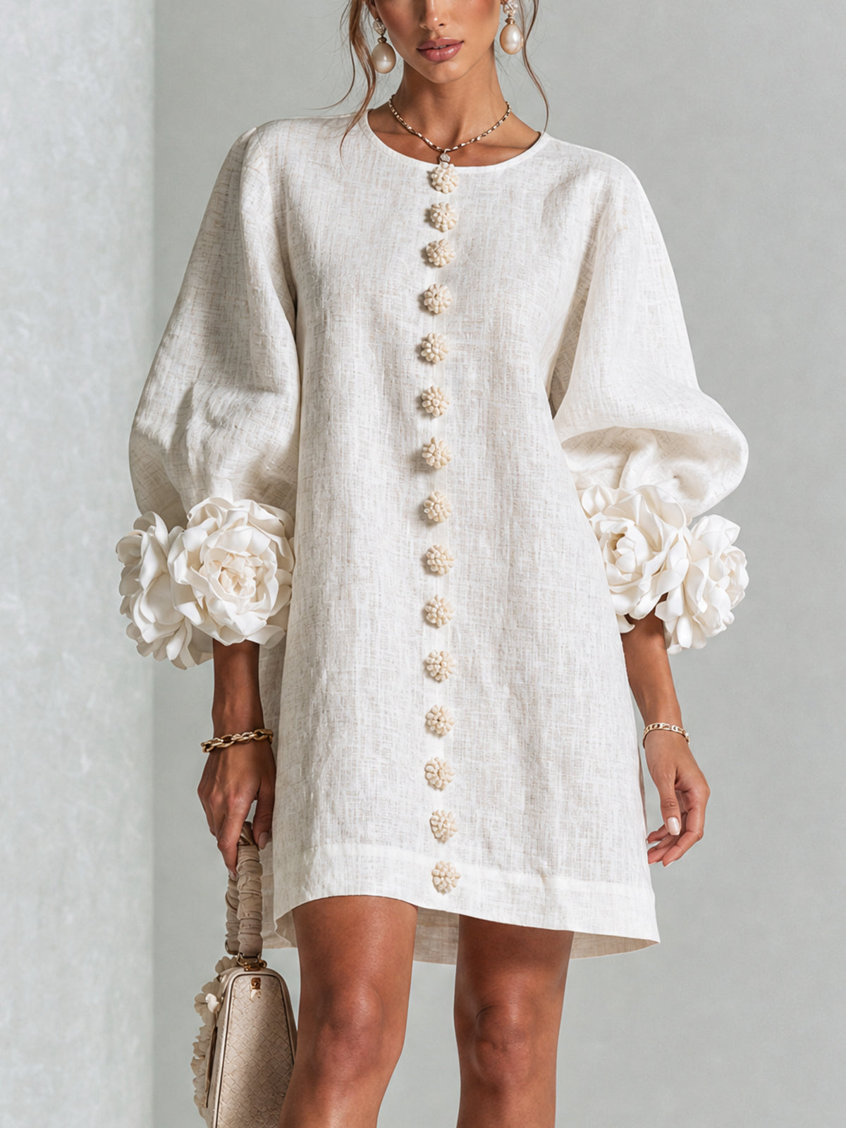 Aveline | Button-Down Mini Dress