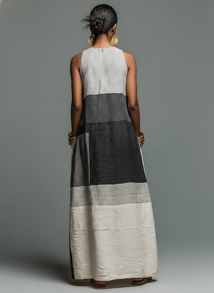 Sabrina | Linen Maxi Dress