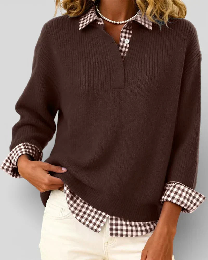 Beatrice | Layered Sweater Top