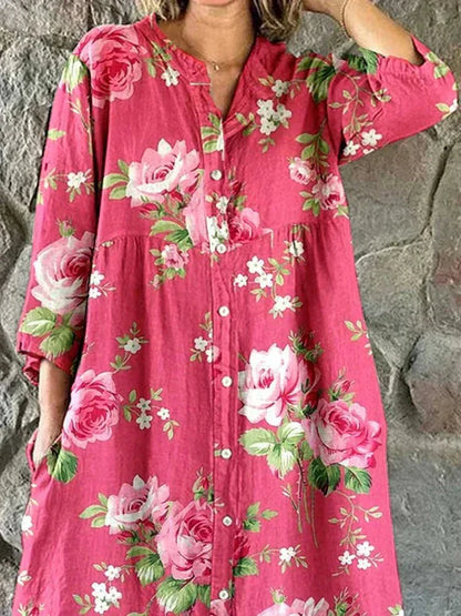 Rosalie | Art Floral Dress
