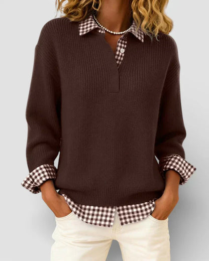 Beatrice | Layered Sweater Top