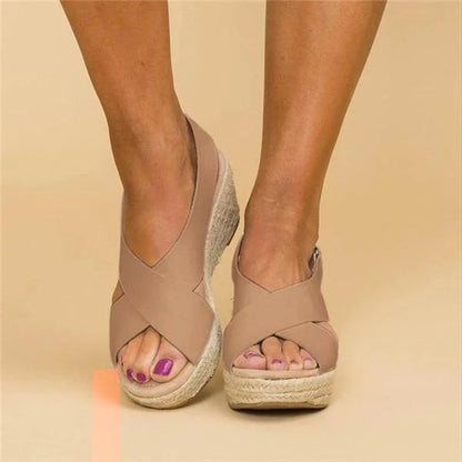 Clara | Comfortable Orthopedic Wedge Heel Espadrilles